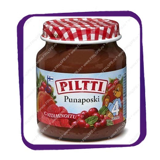 фото: Пюре Piltti Punaposki 125g